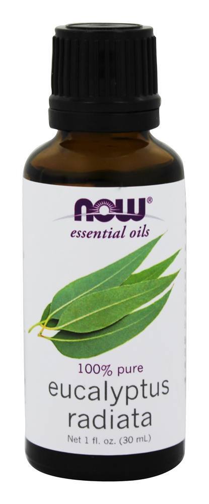 100 % Pure Óleo Essencial de Eucalipto Radiata - 1 fl. oz. NOW Foods