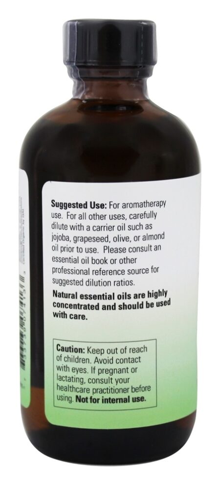 100 % Pure e Eucaliptos de Óleo Essencial Orgânico - 4 fl. oz. NOW Foods - Image 3