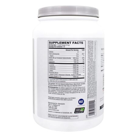 Xtend The Original BCAA Muscle Recovery + Eletrólitos em Pó 90 Porções Esmagar a Apple - 2.78 lb. Scivation - Image 2