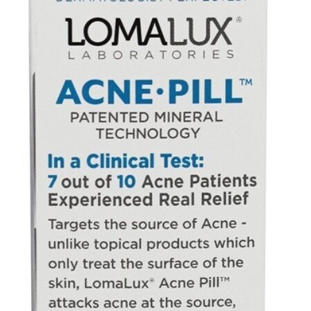 Fórmula saudável da pele da pílula da acne - 60 Tablets de dissolução rápida Loma Lux Laboratories - Imagem 3