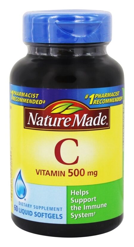 Vitamina C 500 mg. - 60 Softgels líquidos Nature Made