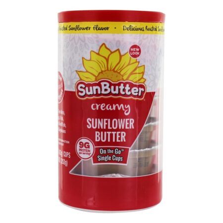 Manteiga de girassol cremosa em copos simples - 6 Taça (s) SunButter