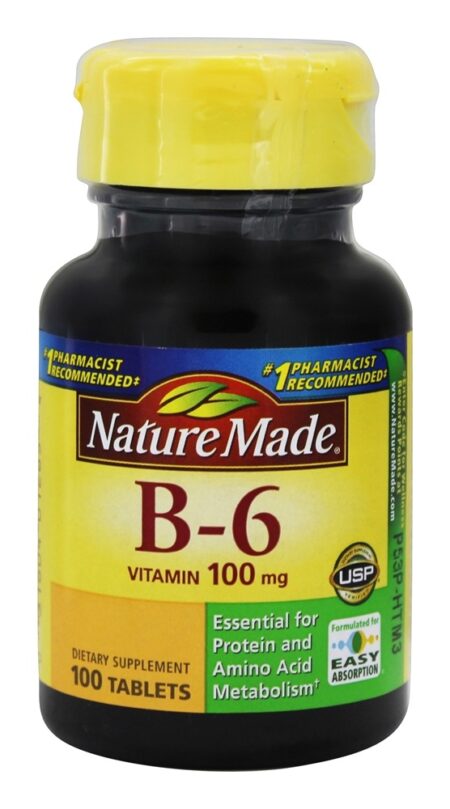 Vitamina B6 100 mg. - 100 Tablets Nature Made