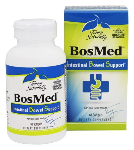 Frisado Naturalmente Bosm Intestinal Intestino Apoiar - 60 Softgels EuroPharma