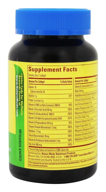 Multi para ela - 60 Softgels Nature Made - Image 2