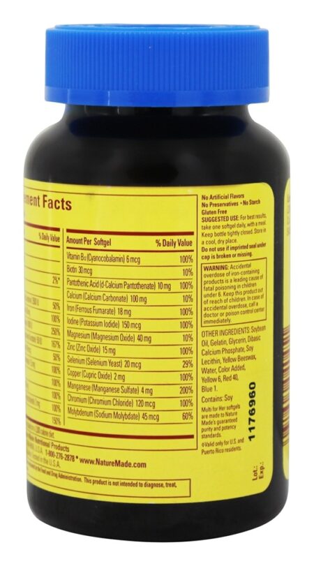 Multi para ela - 60 Softgels Nature Made - Image 3