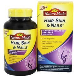 Cabelo pele unhas - 120 Softgels Nature Made