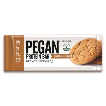 Cookie de Proteína Pegan Cookie de Cookie Gengibre - 2.28 oz. Julian Bakery