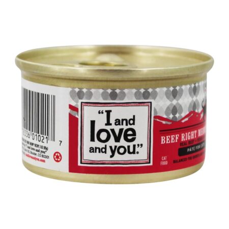 Patê para gatos Beef Meow direito! - 3 oz. I And Love And You