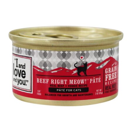 Patê para gatos Beef Meow direito! - 3 oz. I And Love And You - Image 2