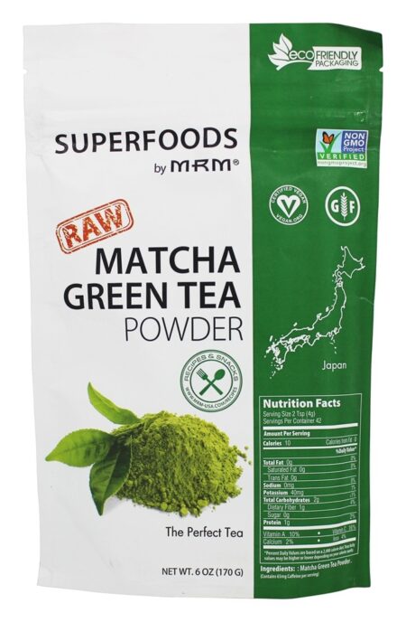 Raw Matcha Chá Verde em Pó - 6 oz. MRM