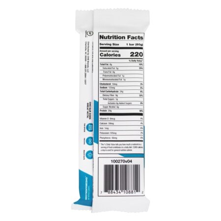 Uma barra de proteína Massa de biscoito de chocolate - 2.12 oz. Anteriormente OhYeah! Uma barra ISS Research - Image 2