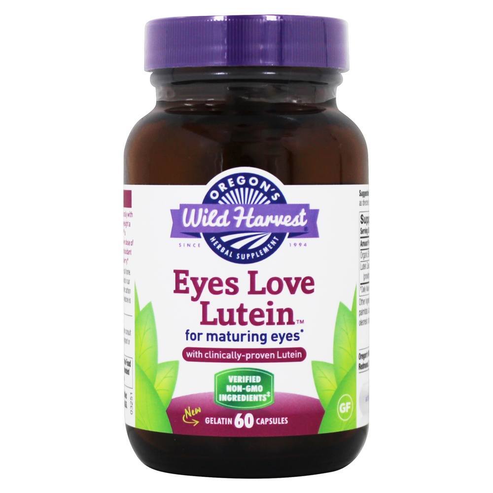 Olhos amor lutein - Cápsulas 60 Oregon's Wild Harvest