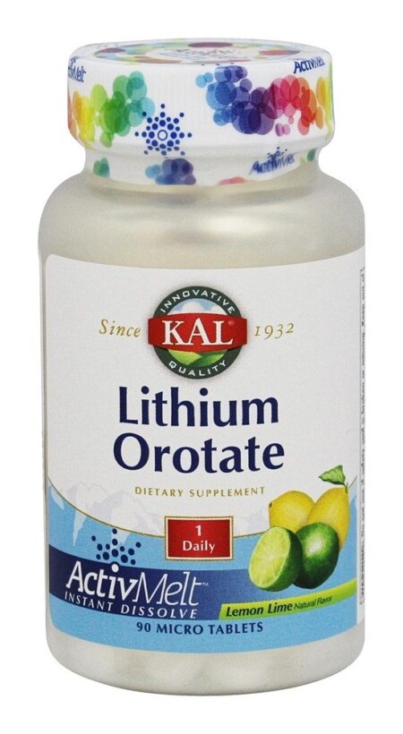 Lítio Orotate Activmelt Limão Cal - 90 Tablets Kal