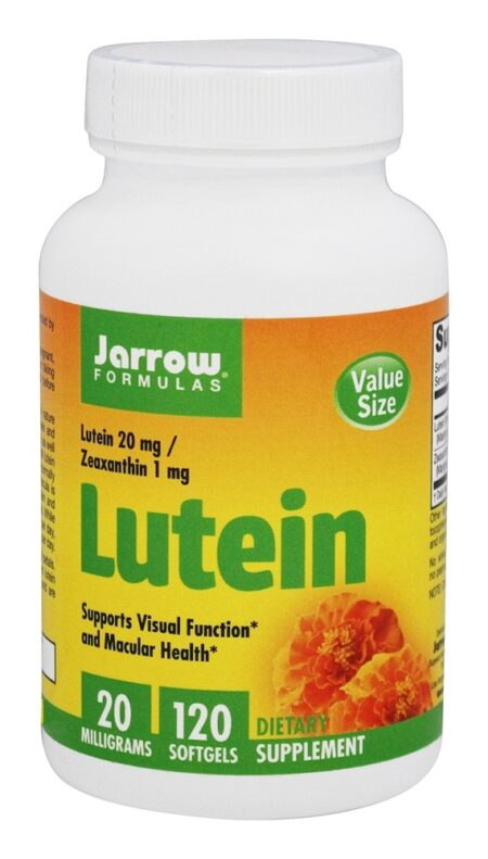 Luteína (Pacote Econômico) 20 mg. - 120 Softgels Jarrow Formulas