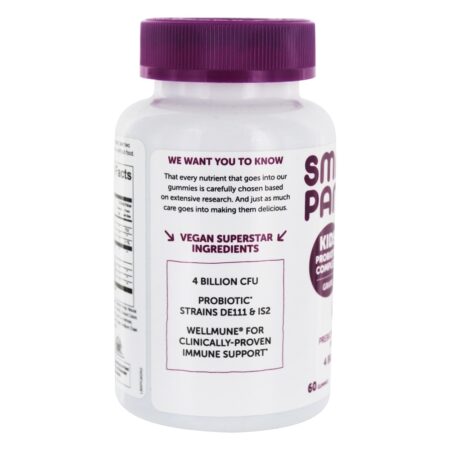 Crianças Probiotic Completar Uva 4 Bilhões de UFC - 60 Gummies SmartyPants - Imagem 3