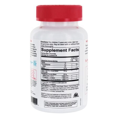Crianças Probiotic Completar Morango Creme 4 Bilhões de UFC - 60 Gummies SmartyPants - Imagem 2