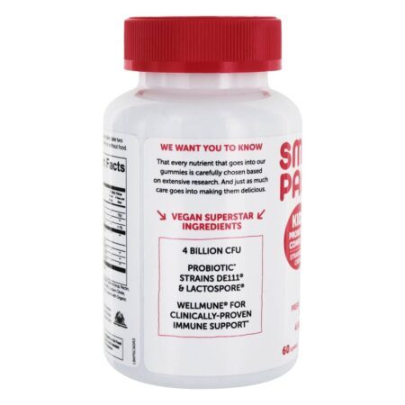 Crianças Probiotic Completar Morango Creme 4 Bilhões de UFC - 60 Gummies SmartyPants - Imagem 3