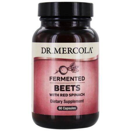 Beterraba fermentada com espinafre vermelho - Cápsulas 60 Dr. Mercola