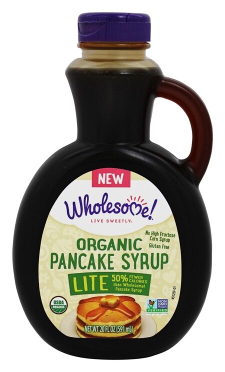 Xarope de Panqueca Orgânica Lite - 20 fl. oz. Wholesome!