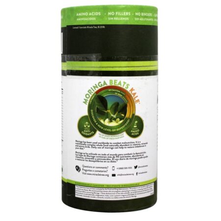 100 % Orgânico Moringa Superfood Powder - 226.8 Gramas Miracle Tree - Image 3