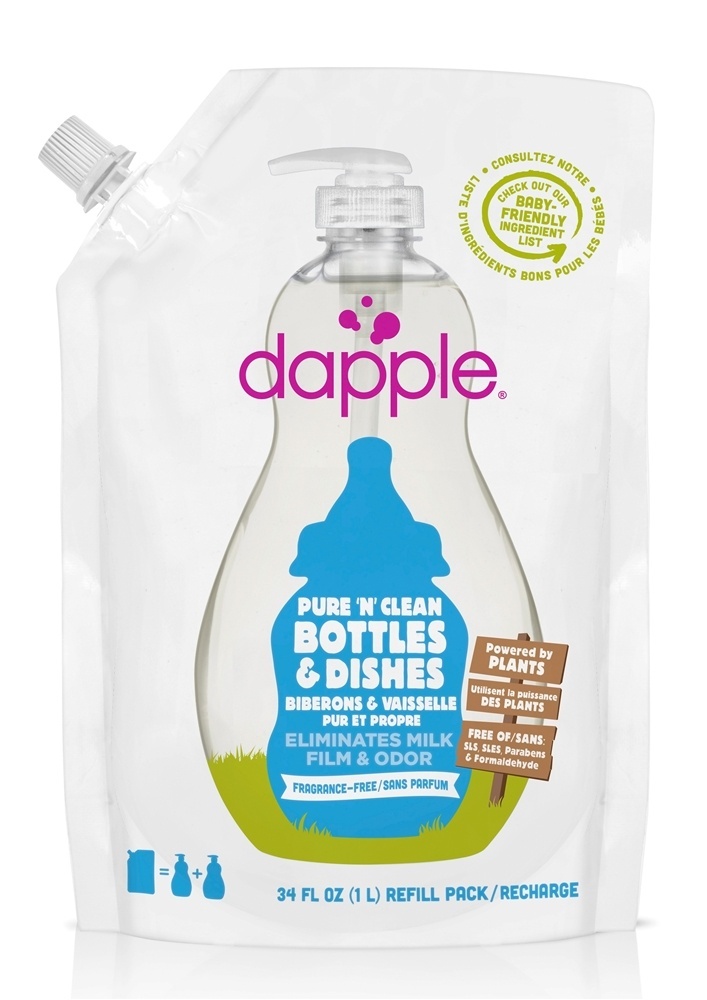 Pure e garrafa limpa e líquido de recarga sem fragrância - 34 fl. oz. Dapple
