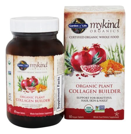 mykind Organics Construtor Vegetal Orgânico de Colágeno - 60 Tablet (s) vegano (s) Garden of Life