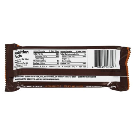 Quest Bar Barra de Proteína Sabor Rocky Road - 2.1 oz. Quest Nutrition - Image 2