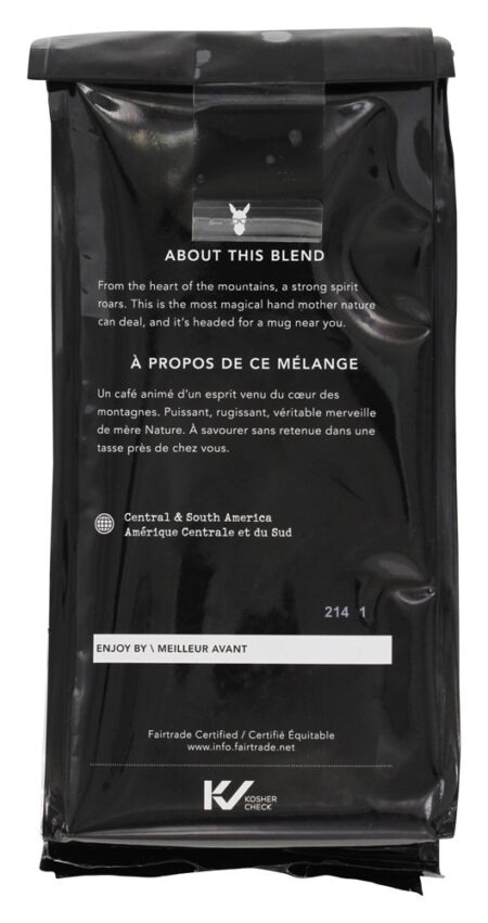 Orgânica Fairtrade Café Moído Grizzly Garra Dark Roast - 10 oz. Kicking Horse Coffee - Image 2