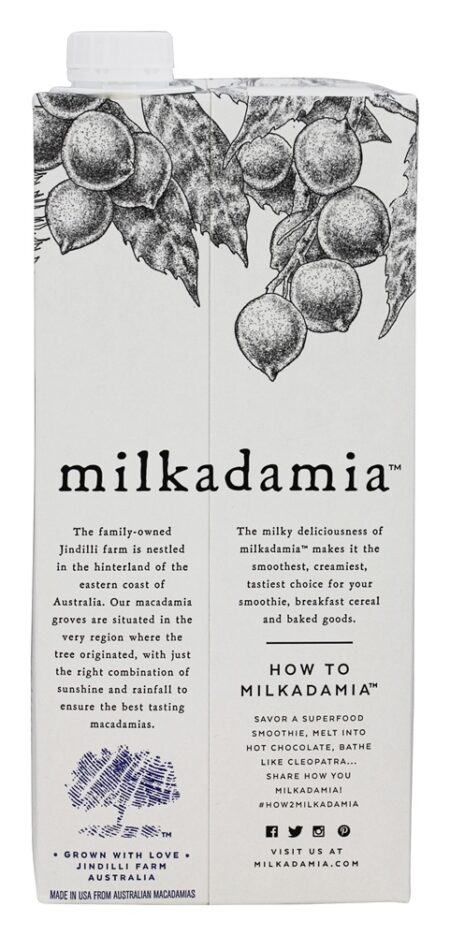 Original de leite de macadâmia - 32 fl. oz. Milkadamia - Image 3