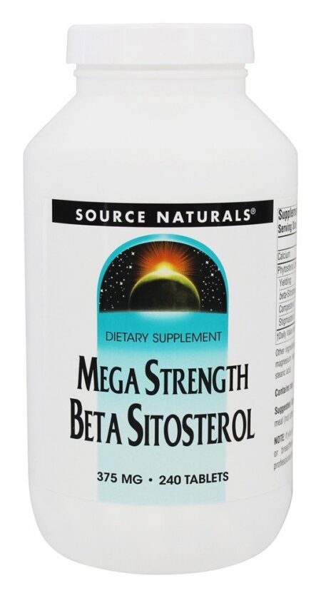 Mega Força Beta Sitosterol 375 mg. - 240 Tablets Source Naturals