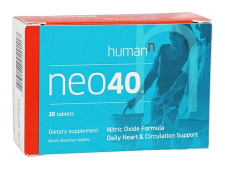 Neo40 Fórmula de Óxido Nítrico - 30 Tablets de dissolução rápida HumanN