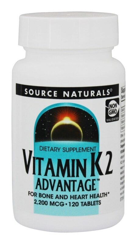 Vantagem de vitamina K2 2200 mcg. - 120 Tablets Source Naturals