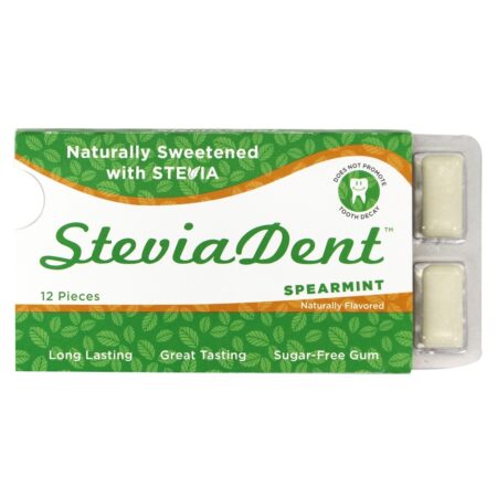 SteviaDent Goma de mascar Spearmint - 12 Peça (s) Stevita