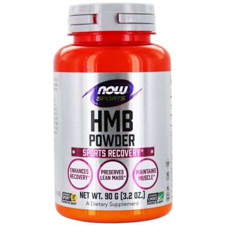 AGORA Sports HMB Powder Sports Recovery - 90 Gramas NOW Foods