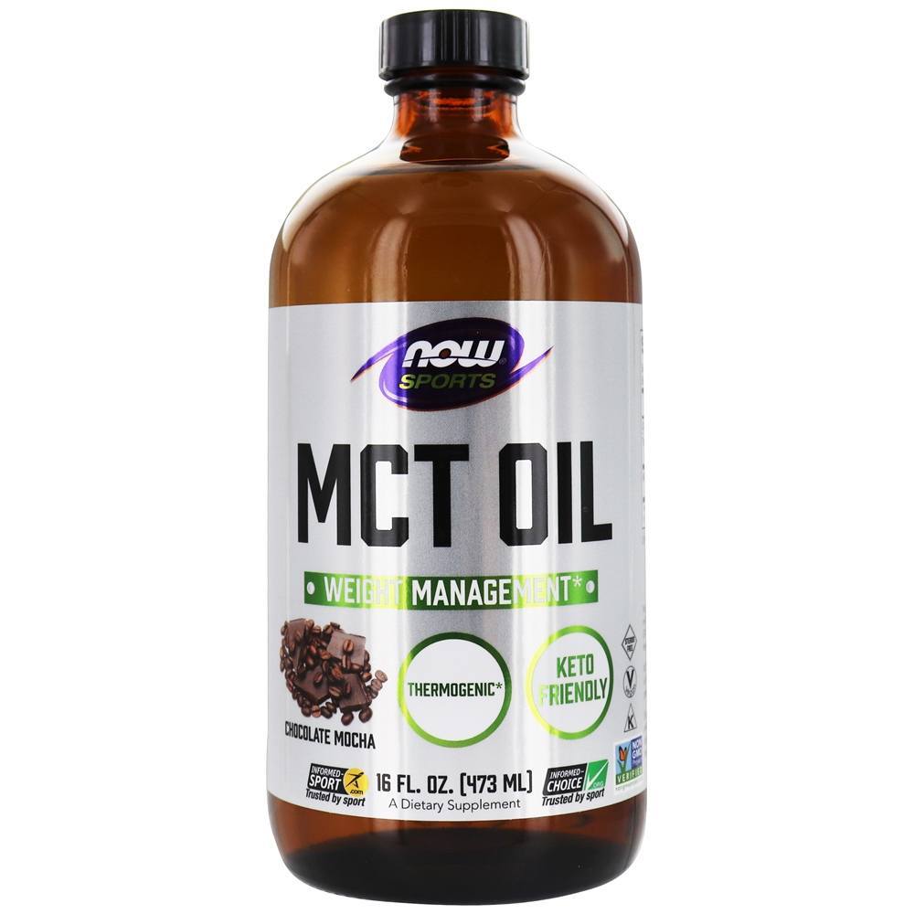 NOW Sports MCT Óleo Chocolate Mocha - 16 fl. oz. NOW Foods