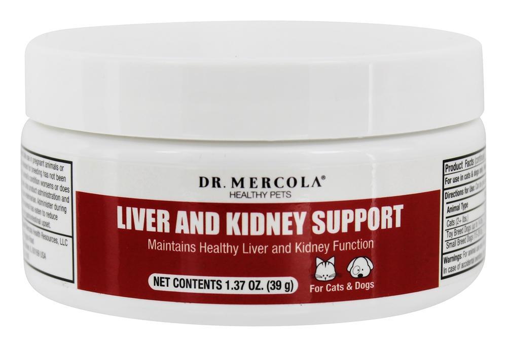 Suporte para fígado e rim para animais de estimação - 1.37 oz. Dr. Mercola