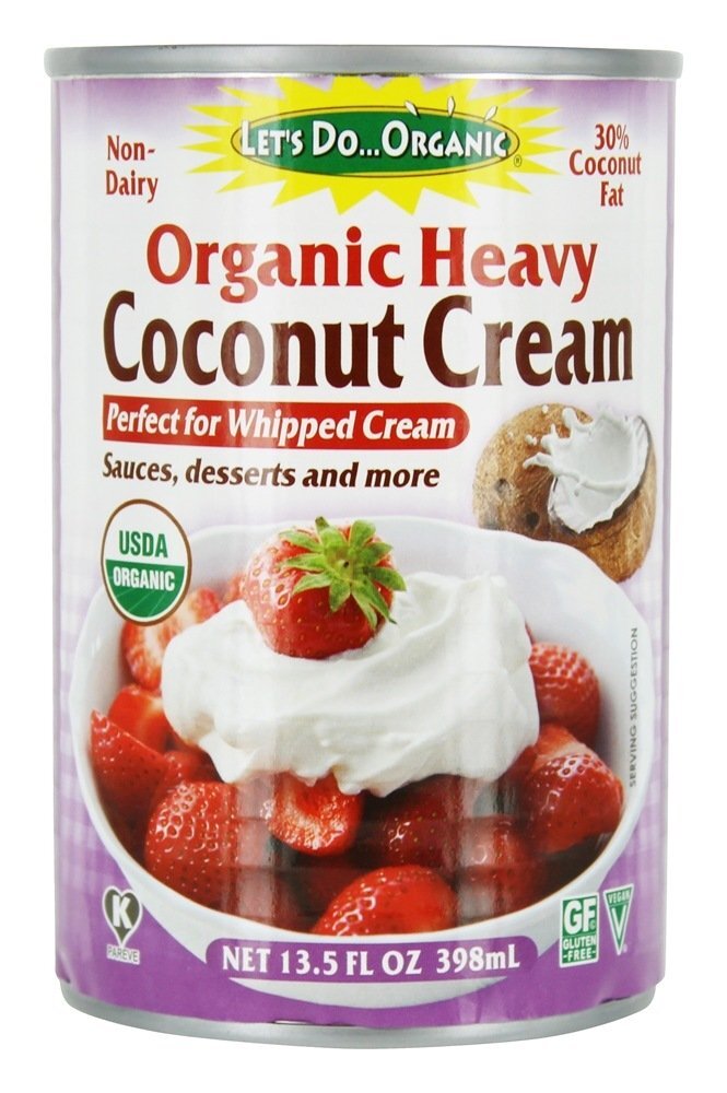 Creme De Coco Não-Laticínios Orgânicos Pesados - 13.5 fl. oz. Let's Do...Organic