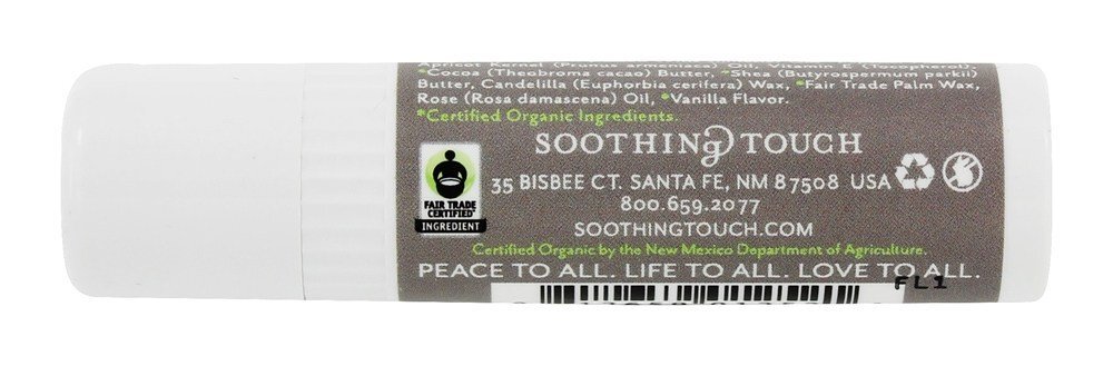 Vegan Lábio Bálsamo Baunilha Rosa - 0.25 oz. Soothing Touch - Imagem 3