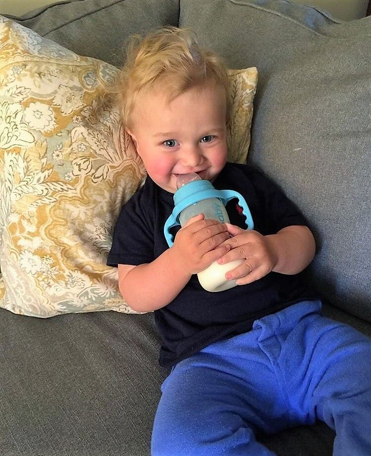 Sippy Copo Etapa C 9 Mês para 2 Anos Luz Azul - 9 oz. Thinkba - Imagem 4