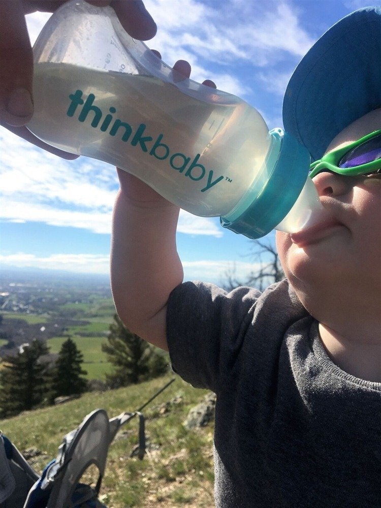 Sippy Copo Etapa C 9 Mês para 2 Anos Luz Azul - 9 oz. Thinkba - Imagem 5