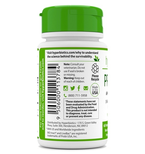 PRó-Animais de estimação Probiotic para Cães & Gatos Natural Carne Sabor 3 Bilhões de UFC - 60 Micro-pérolas Hyperbiotics - Imagem 3