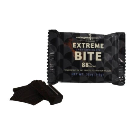 Mordidas Extremas de Chocolate Amargo 88 % Cacau - 4.2 oz. Endangered Species - Image 3