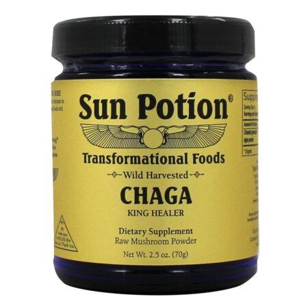 Pó colhido selvagem de Chaga - 2.5 oz. Sun Potion