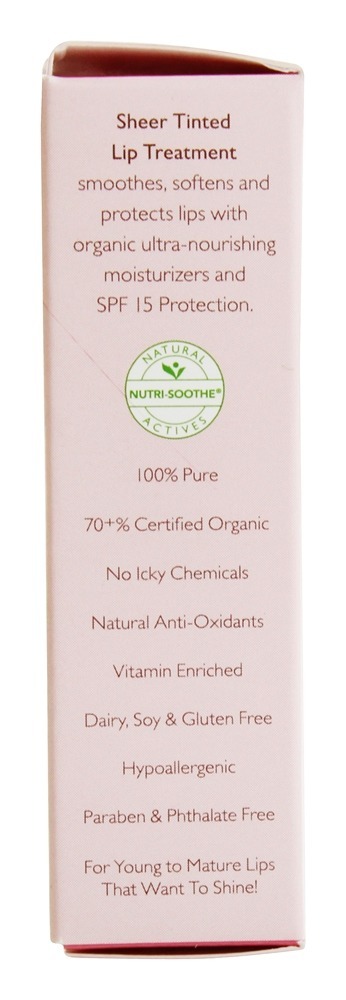 Lábio Matiz Condicionador Selvagem Rosa 15 SPF - 0.15 oz. Babo Botanicals - Imagem 4