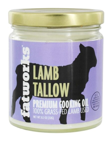 Óleo De Culinária Premium De Sebo De Cordeiro - 8 oz. Fatworks