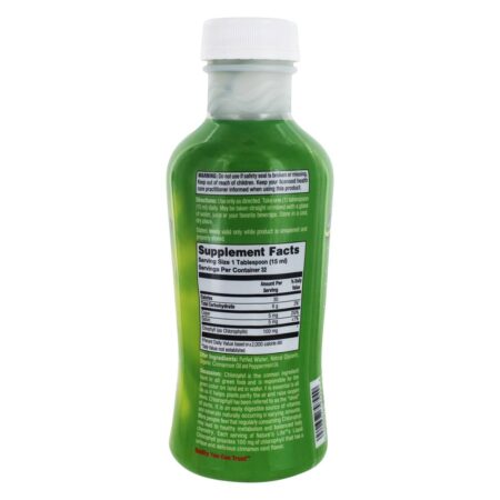 Clorofila Líquida Sabor Canela & Menta - 16.2 fl. oz. Nature's Life - Image 2