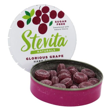 Doces Doces Adoçados com Stevia Glorious Grape - 1.4 oz. Stevita