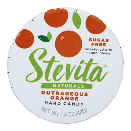 Doces Doces Adoçados com Laranja Estranha de Estévia - 1.4 oz. Stevita - Image 3