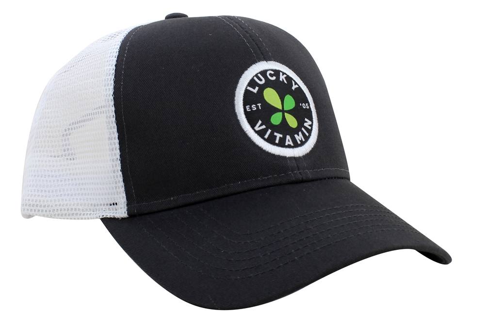 Boné Cinza / branco carvão vegetal LuckyVitamin Gear